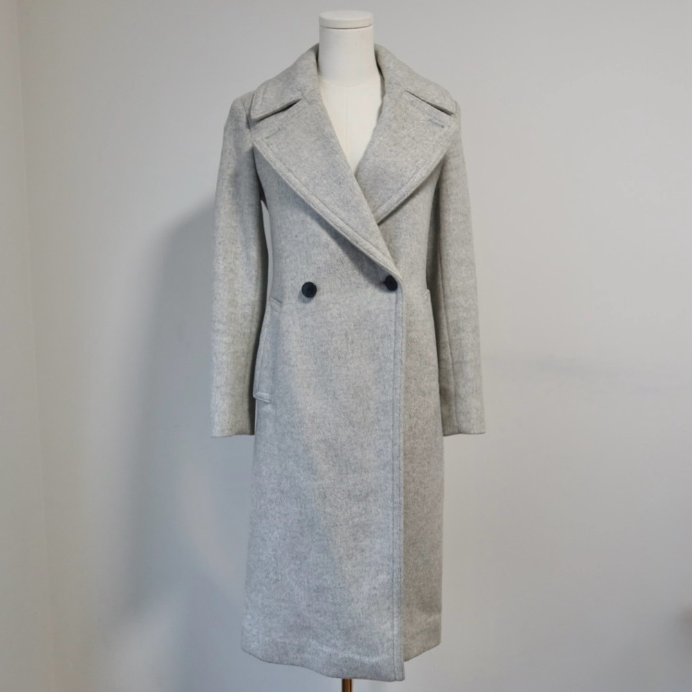 Club Monaco Daylina Coat in Light Gray